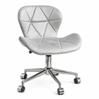 Silla Mariposa oficina-escritorio felpa silver