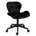 Silla Mariposa oficina-escritorio felpa black