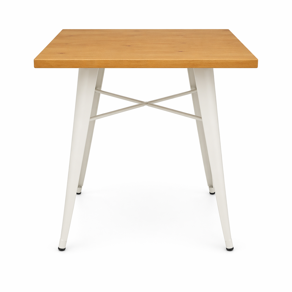 Mesa Tolix Blanca - Negra HY-T012
