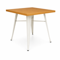 Mesa Tolix Blanca - Negra HY-T012