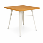 Mesa Tolix Blanca - Negra HY-T012