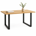 Mesa de Comedor Estilo Industrial 140x90 - Madera Clara