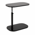 Mesa de Noche Ajustable en C para Cama y Sofá - Negro