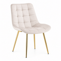 Silla Capitone Top Pata Dorada