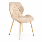 Silla Flori Top Felpa Pata Color Dorado