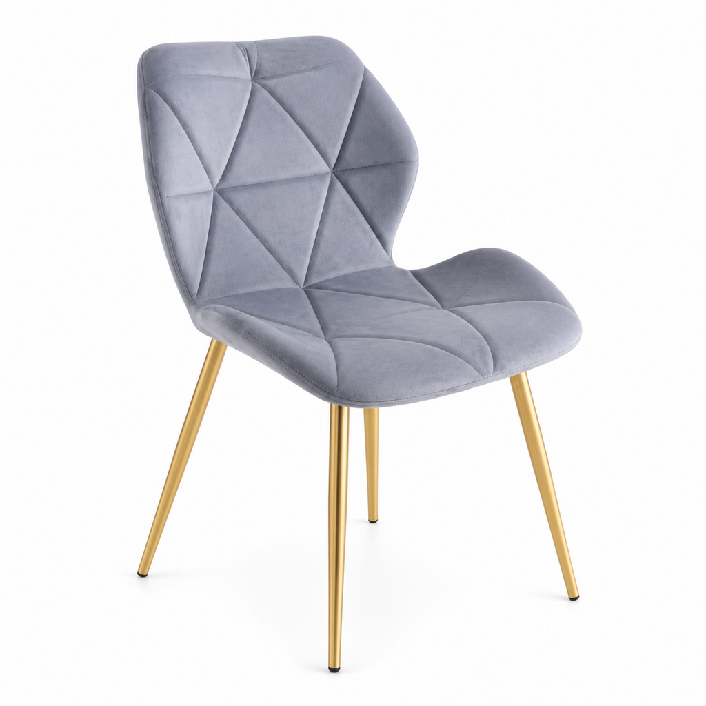 Silla Flori Top Felpa Pata Color Dorado