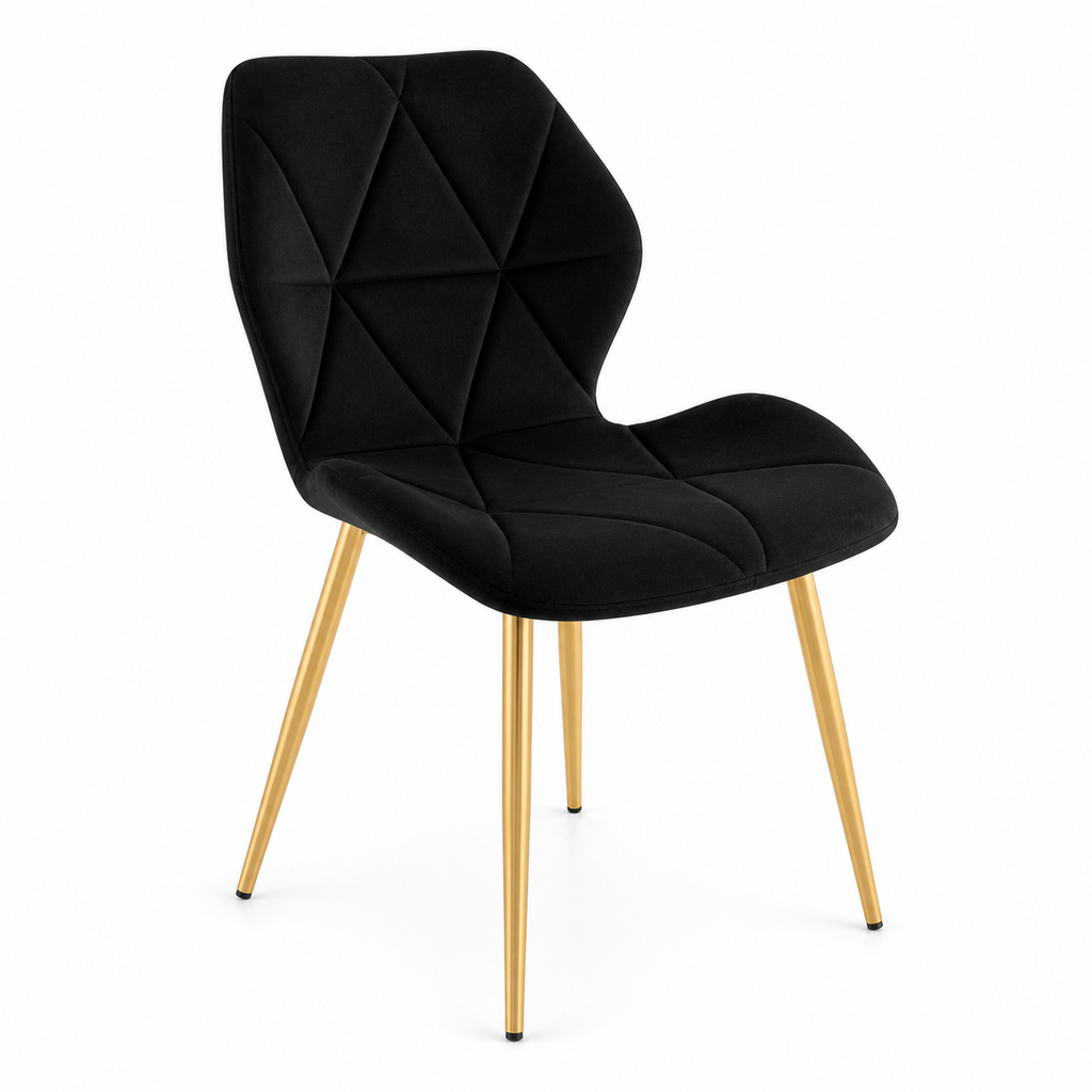 Silla Flori Top Felpa Pata Color Dorado