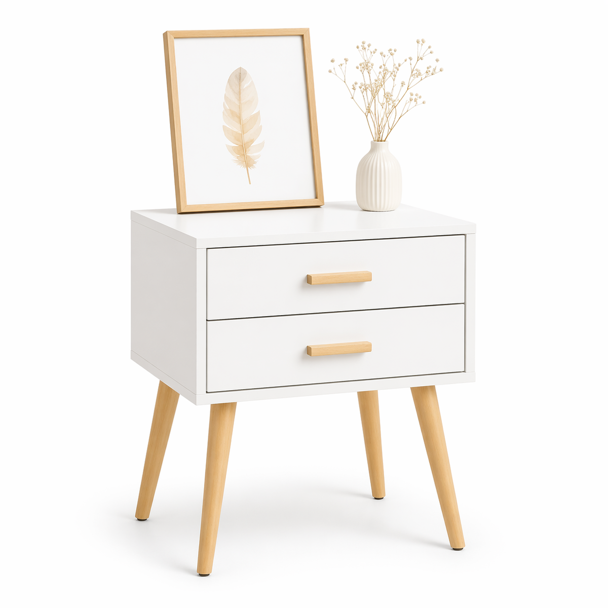 Velador Eames Doble Blanco