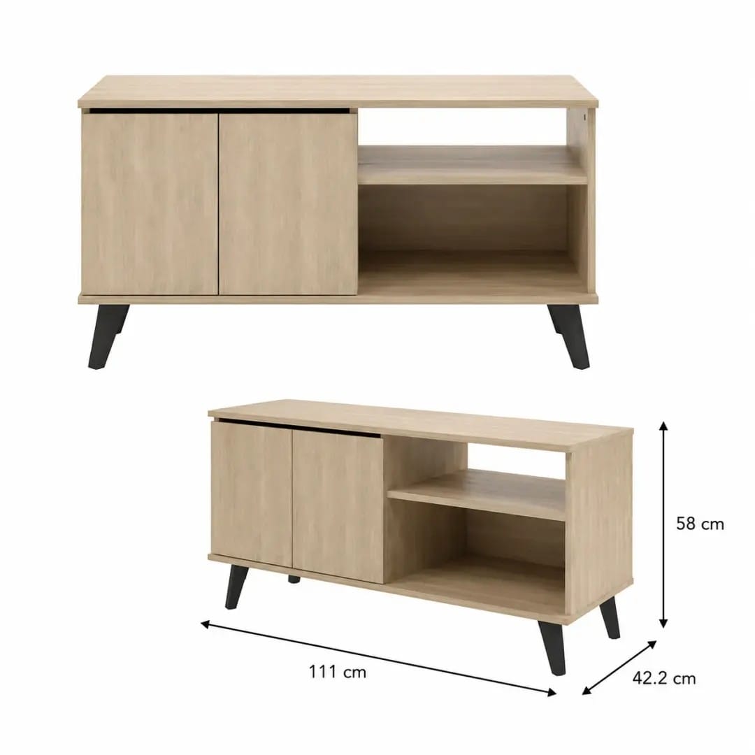 Rack Narvik Bajo Madera Wood