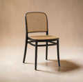 Silla lombardía de Polipropileno negra