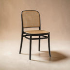 Silla lombardía de Polipropileno negra