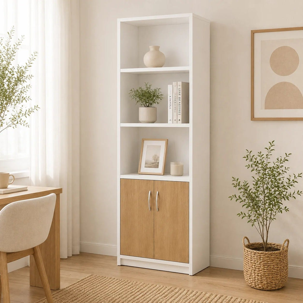 Estante Flotado Wood Blanco