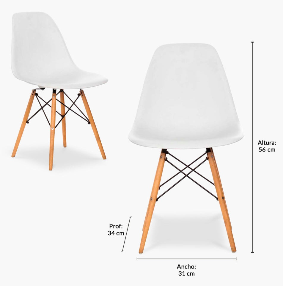 Pack Eames Niño Mesa y 2 sillas