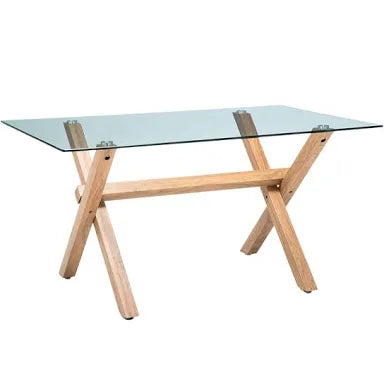 Mesa 140x90 Vidrio Rectangular