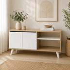 Rack Narvik Bajo Madera Blanco