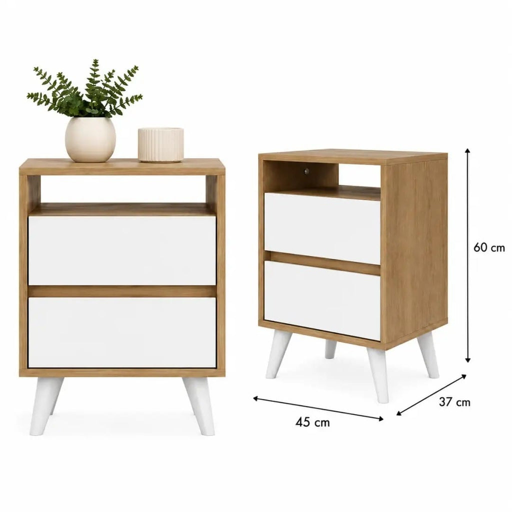 Velador Atacama Blanco Wood