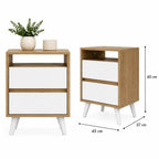 Velador Atacama Blanco Wood