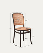 Silla lombardía de Polipropileno negra